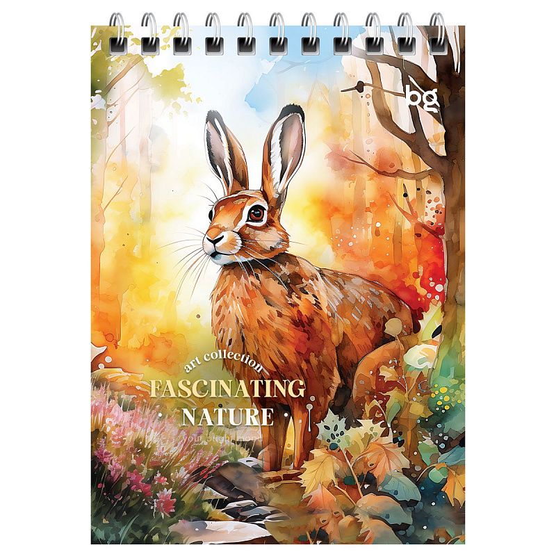 Блокнот А6 60л. на гребне BG "Акварель. Дикая природа"