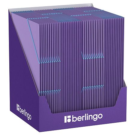 Папка на резинке Berlingo "Haze" А4, пластик, 600мкм, сиреневая, софт-тач 