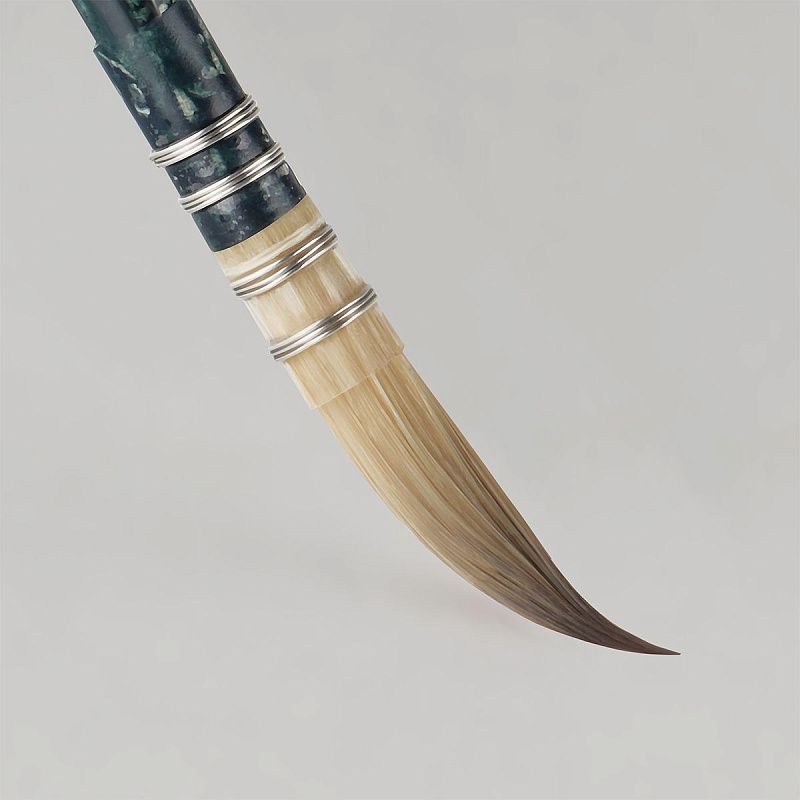 Кисть художественная синтетика Гамма "Модерн", круглая №8, французское крепление, короткая ручка