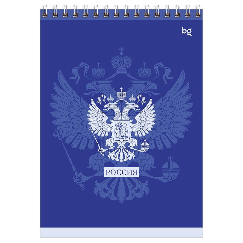 Блокнот А5 80л. на гребне BG "Pet and red", твердая подложка
