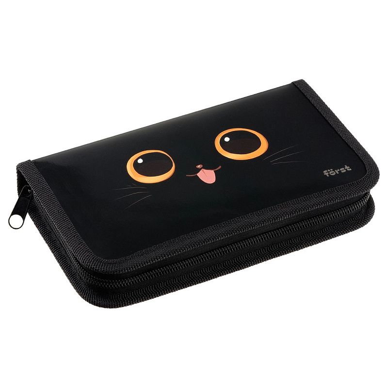 Пенал 1 отделение, 190*110 Först" Eyes in the dark" (Глаза в темноте), ламинированный картон 