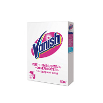 Пятновыводитель/отбеливатель Vanish, порошок, для белых тканей, 500г 