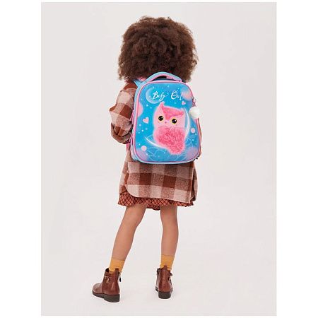 Ранец Berlingo Expert "Plush Owl" 37*28*16см, 2 отделения, 2 кармана, анатомическая спинка 
