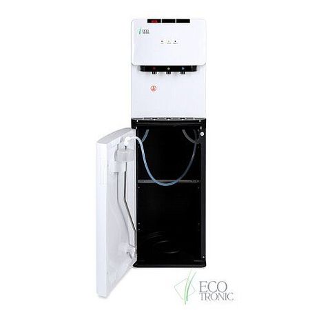 Кулер для воды ECOTRONIC K41-LXE напольный, НИЖНЯЯ ЗАГРУЗКА, нагрев/охлаждение, 3 крана, белый 11745