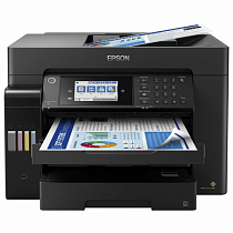 картинка МФУ струйное EPSON L15160 "4 в 1" А3+, 25 стр./мин, 4800х2400, ДУПЛЕКС, АПД, сетевая карта, Wi-Fi, СНПЧ, C11CH71404 от магазина