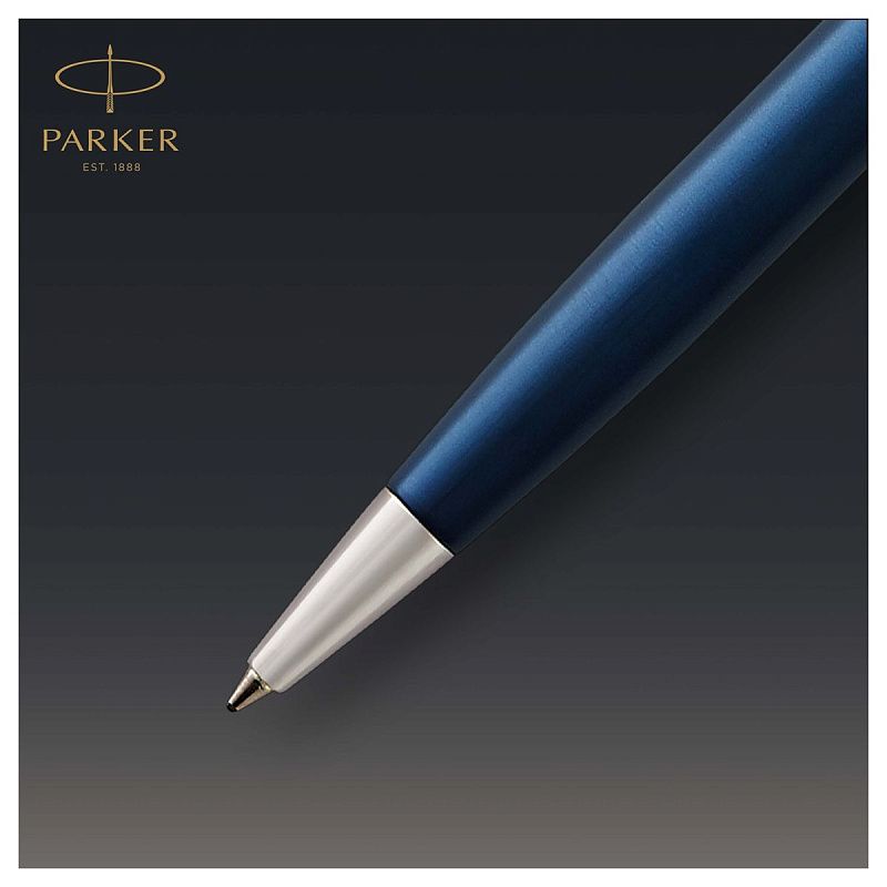 Ручка шариковая Parker "Sonnet Subtle Blue CT" черная, 1,0мм, поворот., подарочная упаковка 