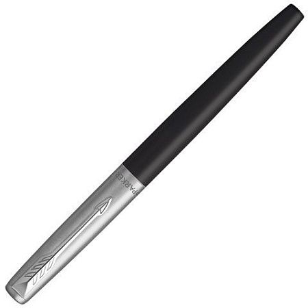 Ручка перьевая PARKER "Jotter Bond Street Black CT", черный, детали нержавеющая сталь, синяя, 2030947 