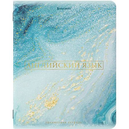 Тетради предметные со справочным материалом, КОМПЛЕКТ 10 ПРЕДМЕТОВ, "PASTEL", 48 л., SoftTouch, фольга, BRAUBERG, 404031