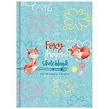 Скетчбук 80л., А5 7БЦ BG "Foxy sketch", матовая ламинация, выб. лак, 100г/м2