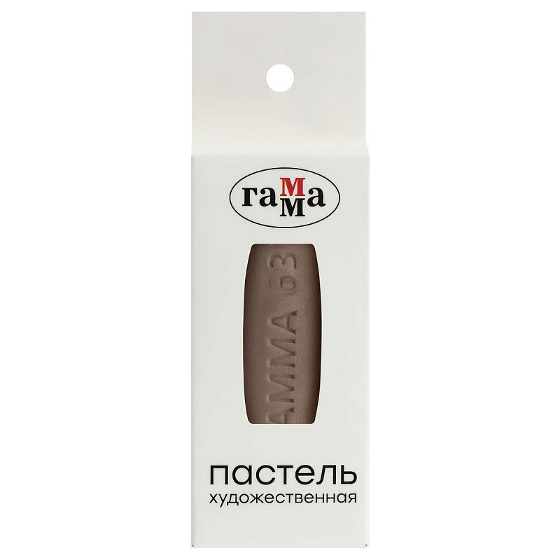 Пастель художественная Гамма, мускатный орех № 632, штучная, картон.упак.