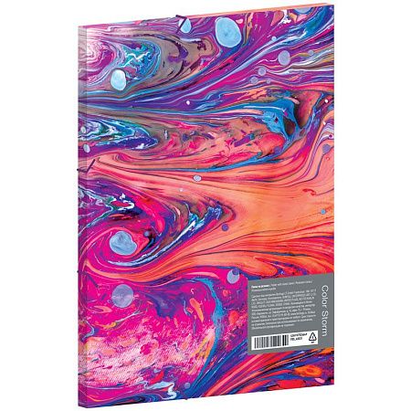 Папка для тетрадей на резинке Berlingo "Color Storm" А5+, 600мкм, с рисунком 