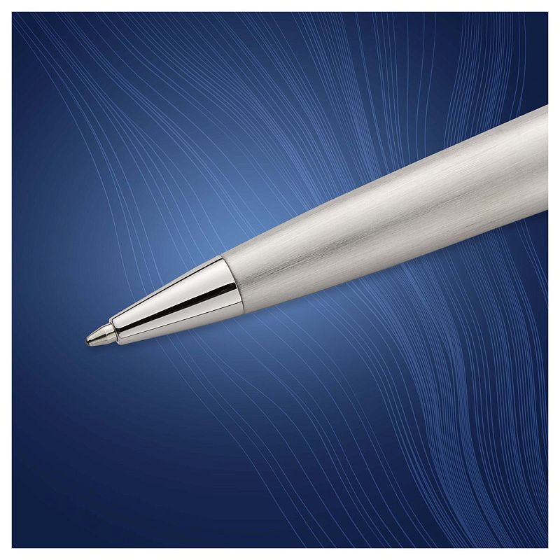 Ручка шариковая Waterman "Expert Stainless Steel СT" синяя, 1,0мм, подарочная упаковка 