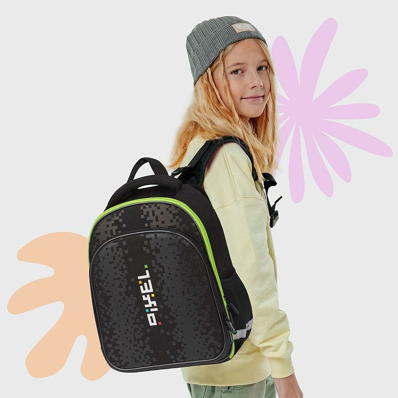 Ранец Berlingo Expert Plus "Pixel style" 38*29*15см, 2 отделения, 2 кармана, анатомическая спинка 