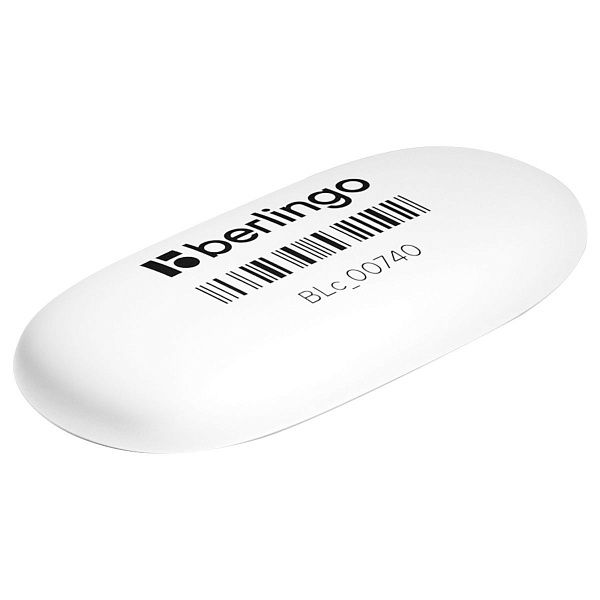 Ластик Berlingo "Eraze 740", овальный, термопластичная резина, 49*23*9мм (малый)