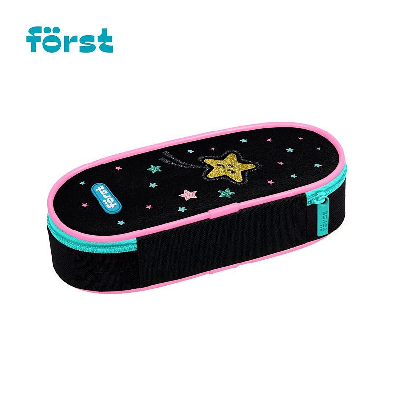 Пенал корпусный 1 отделение, 220*90*45 Först "Stars", полиэстер 