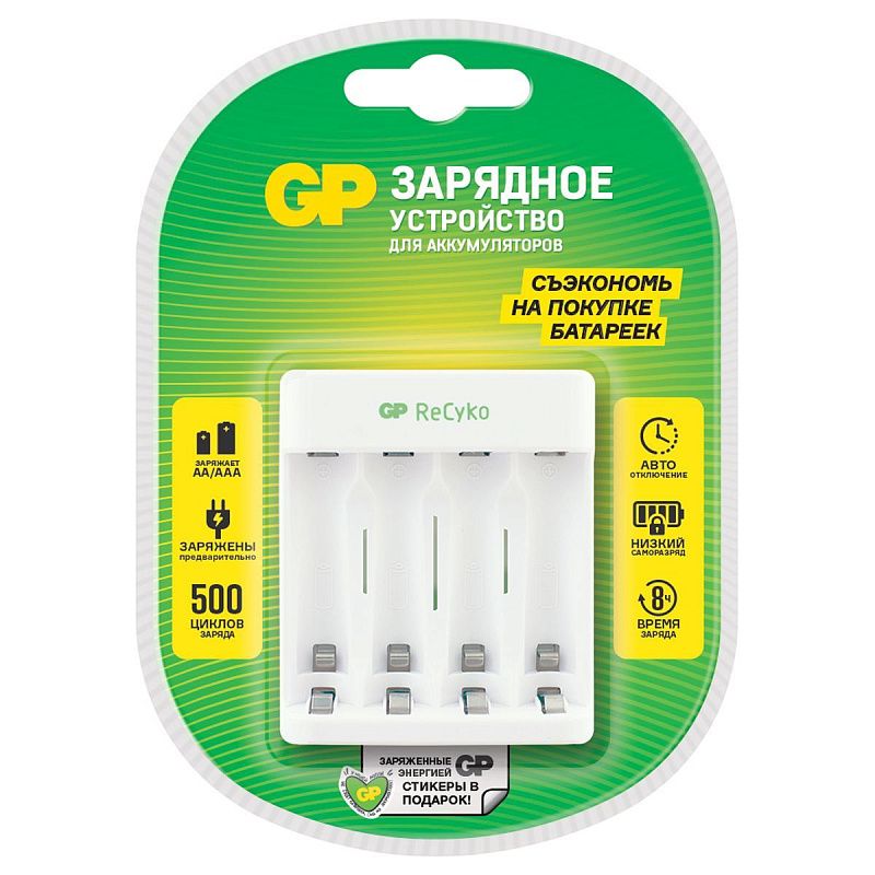 Зарядное устройство GP Е411 без аккумуляторов (USB)