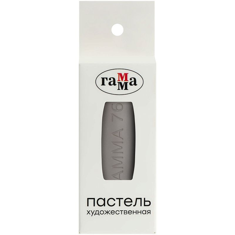 Пастель художественная Гамма, серый камень № 766, штучная, картон.упак.