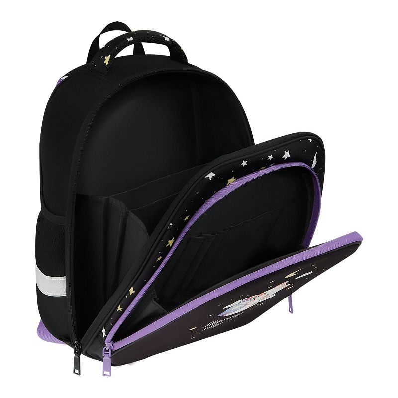 Ранец ArtSpace School Friend Light "Stary Sky" 35*29*12см, 2 отделения, 2 кармана, анатомическая спинка 