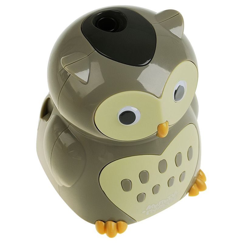 Точилка электрическая детская Мульти-Пульти "Сова" 1 отверстие, с контейнером, картон. упаковка 