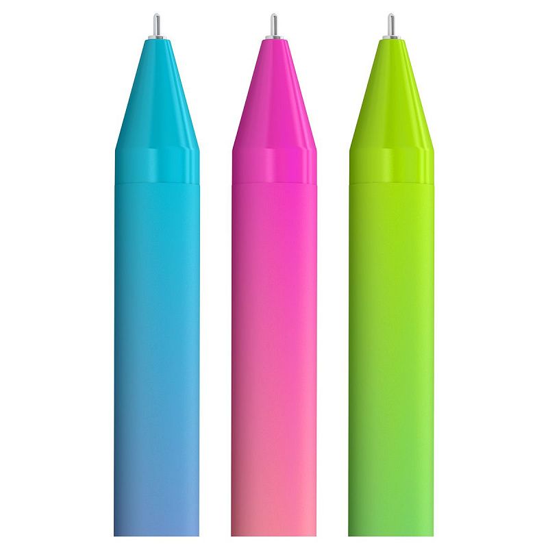 Ручка шариковая автоматическая Berlingo "Radiance" синяя, 0,7мм, корпус ассорти 