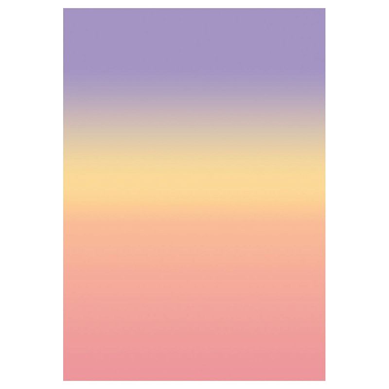 Упаковочная бумага глянц. 70*100см, MESHU "Gradient", 80 г/м2, ассорти, 5 дизайнов