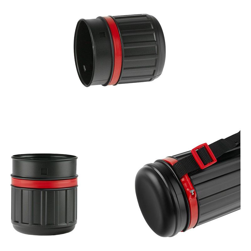 Тубус А0 СТАММ, телескопический на ремне, черный 