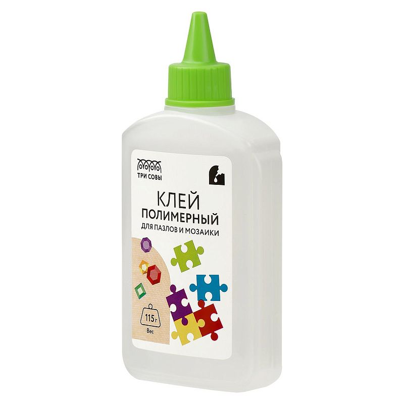 Клей для пазлов и алмазной мозаики ТРИ СОВЫ, 115г