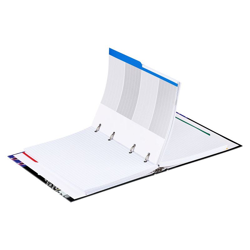 Тетрадь на кольцах А5, 240л., BG "Универ", с разделителями, глянцевая ламинация