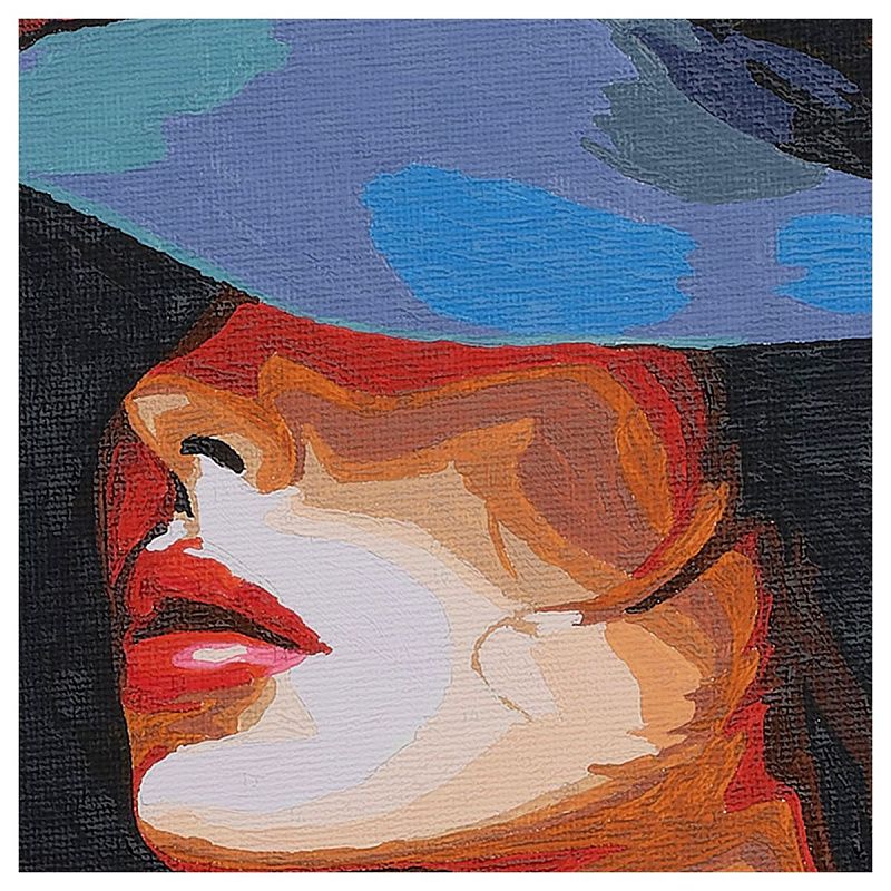 Картина по номерам на холсте с глиттером ТРИ СОВЫ "Загадочность", 40*50, с акриловыми красками и кистями