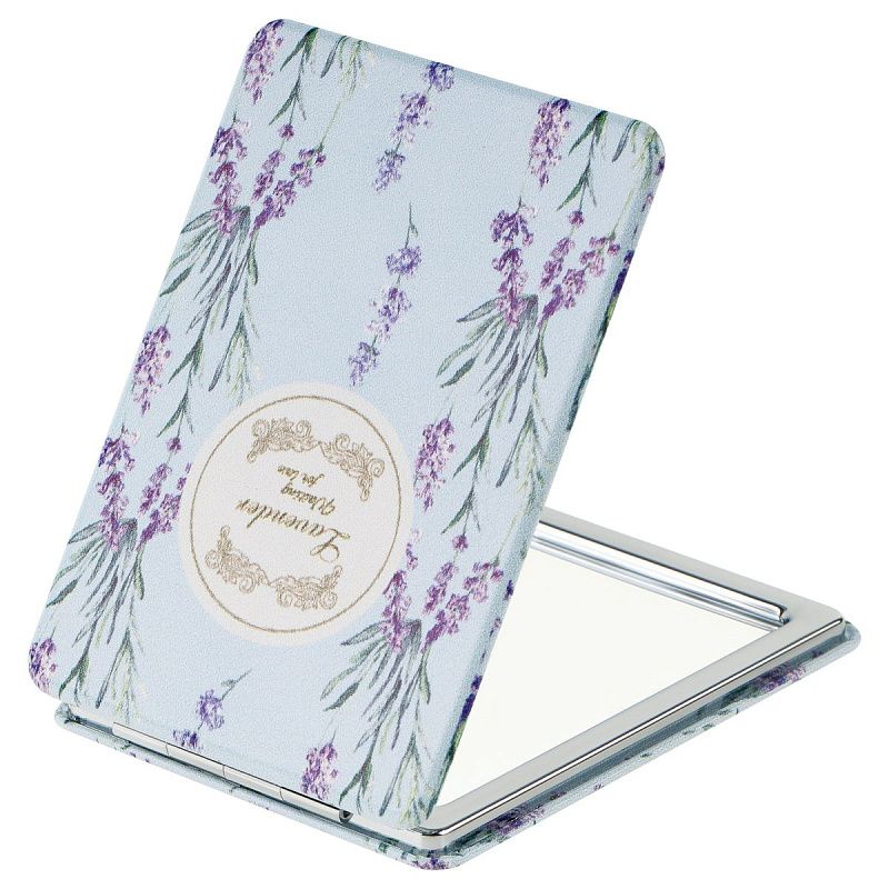 Зеркальце карманное складное MESHU "Lavender"