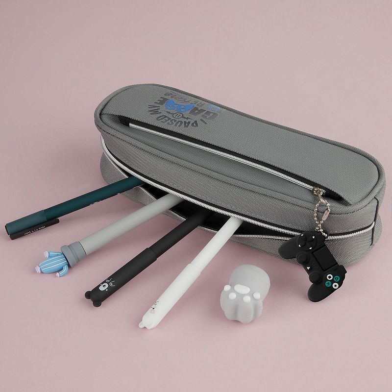 Пенал мягкий 225*80*50 MESHU "Game", полиэстер 