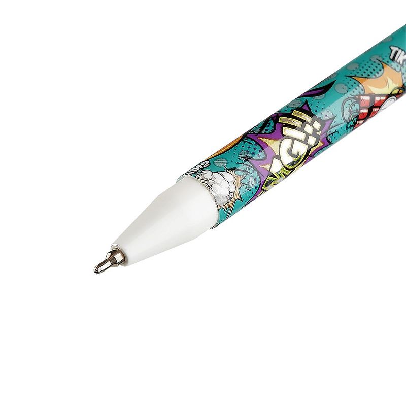 Ручка шариковая MESHU "Cheeky Friends" синяя, 0,7мм, корпус ассорти 