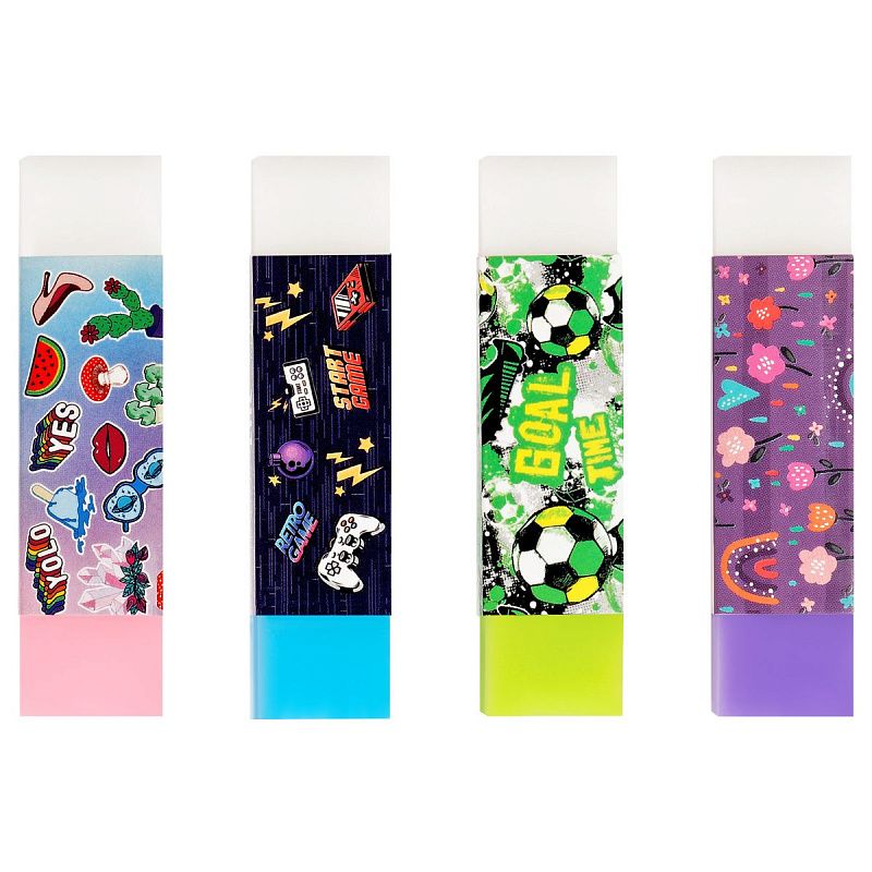 Ластик ArtSpace "Have Fun", прямоугольный, ЭКО-ПВХ, 60*15*10мм 