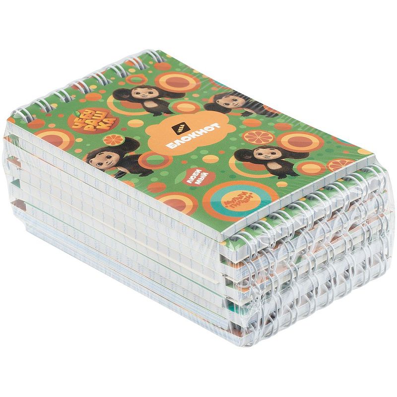 Блокнот А7 40л. на гребне Мульти-Пульти "Чебурашка"