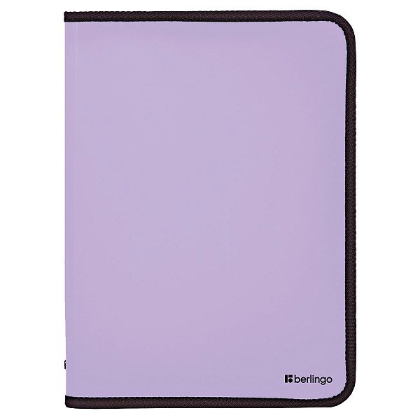 Папка на молнии Berlingo "Instinct" А4, 500мкм, лаванда