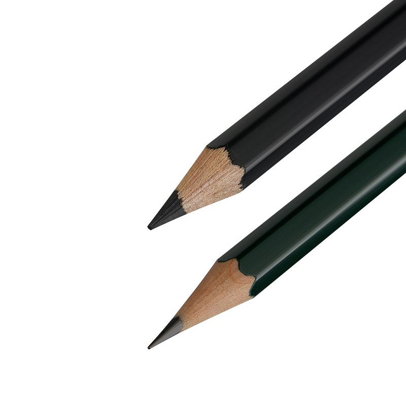 Набор карандашей ч/г Faber-Castell "Pitt Graphite Matt" и "Castell 9000", 20 предметов, заточен., метал. кор.