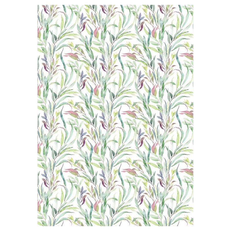 Упаковочная бумага глянц. 70*100см, MESHU "Bouquet", 80 г/м2, ассорти, 4 дизайна