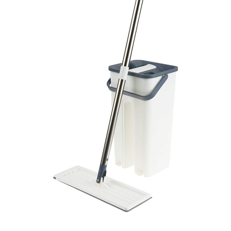 Комплект для уборки OfficeClean Professional, швабра, ведро 6 л., двухкамерное с отжимом, насадка МОП