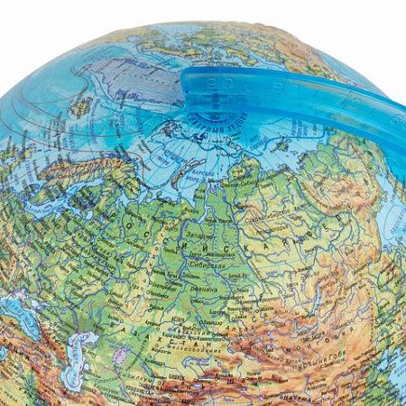 Глобус физический/политический GLOBEN "Классик Евро", диаметр 250 мм, рельефный, с подсветкой, Ке022500195 