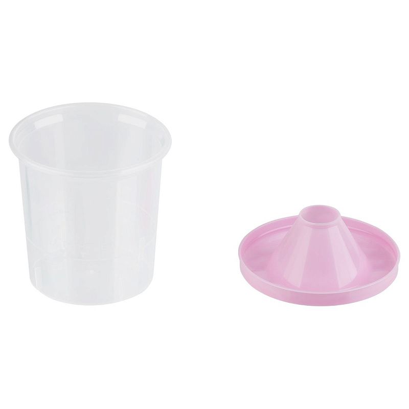 Стакан-непроливайка Гамма, пастельно-розовый