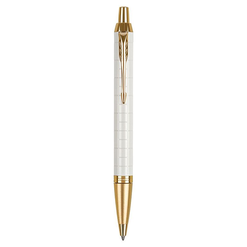 Ручка шариковая Parker "IM Premium Pearl GT" синяя, 1,0мм, подарочная упаковка 