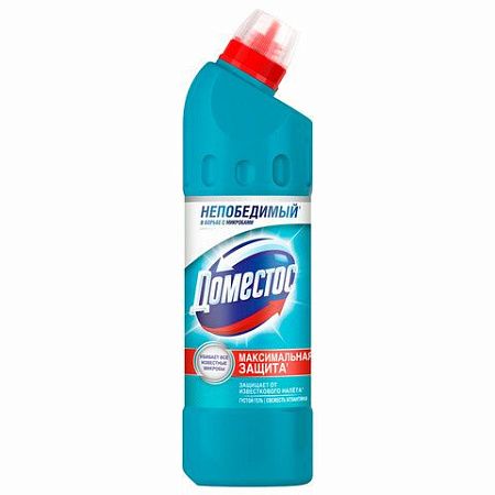 Чистящее средство 500 мл, DOMESTOS "Свежесть Атлантики", с отбеливающим эффектом, гель 