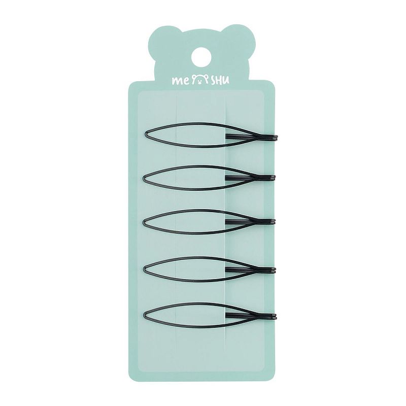 Заколки для волос MESHU, невидимки фигурные, 5шт., 6см, европодвес