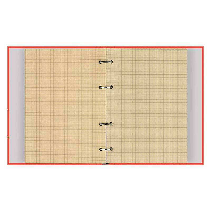 Тетрадь на кольцах А5, 200л., BG "Crazy neon", 4 цвет. блок, глянцевая ламинация