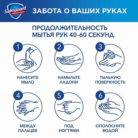 Мыло жидкое антибактериальное 225 мл, SAFEGUARD (Сейфгард) "Классическое", дозатор, 706543 