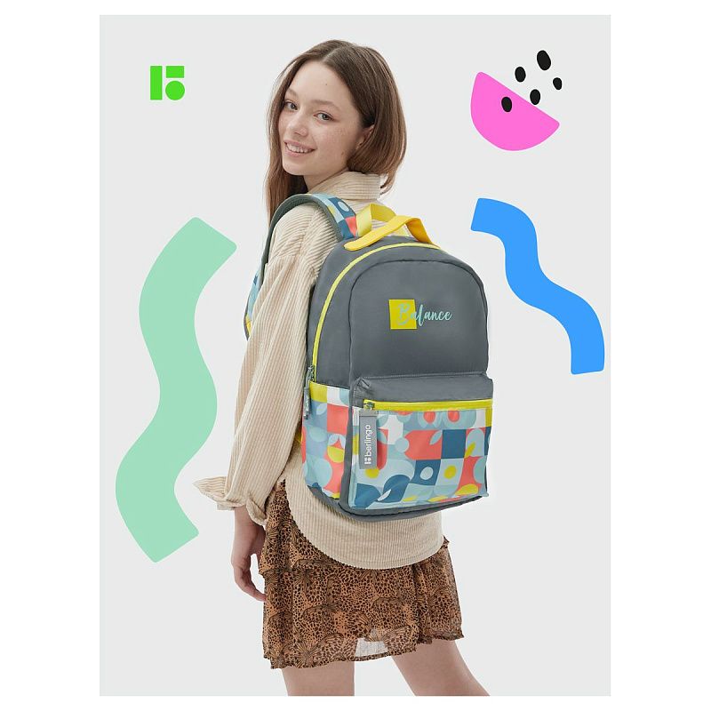 Рюкзак Berlingo "Balance" 41*28*16см, 1 отделение, 3 кармана, уплотненная спинка 