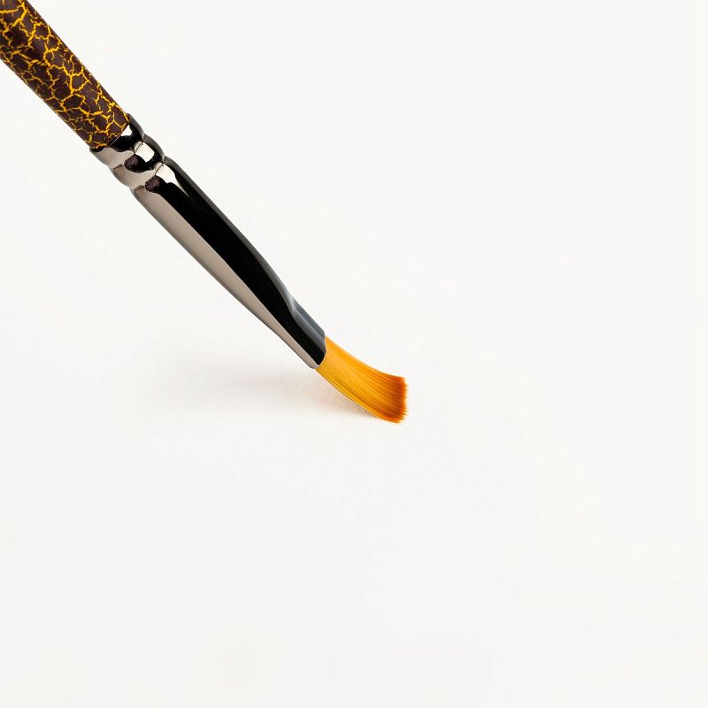 Кисть художественная синтетика Гамма "Safari", плоская №8, средняя ручка