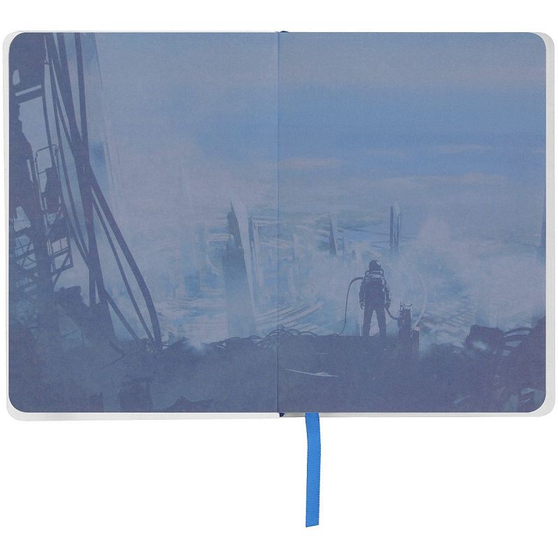 Записная книжка А6 80л. ЛАЙТ, кожзам, Greenwich Line "New city", с резинкой, тиснение фольгой, блок в клетку