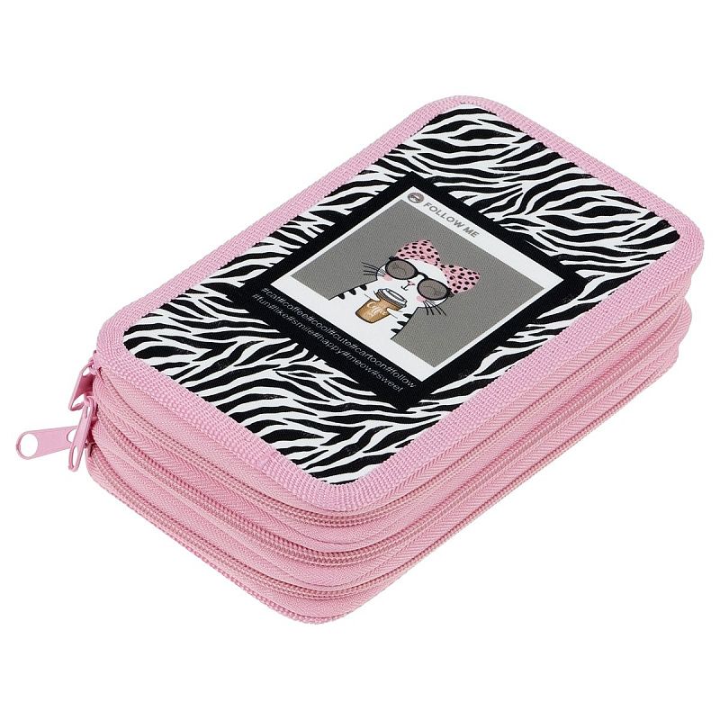 Пенал 3 отделения, 190*110 ArtSpace "Follow me", ткань 