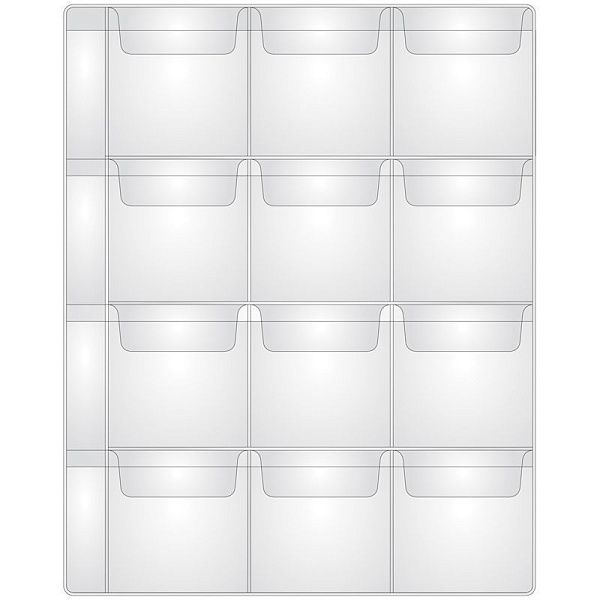 Лист для альбома OfficeSpace "Optima" на 12 монет 60*60, 120мкм